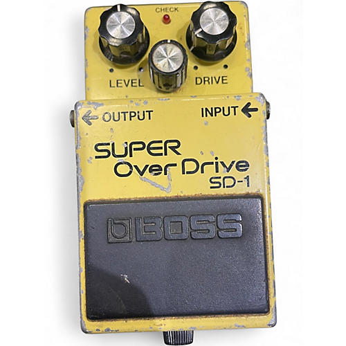 Used BOSS 1982 SD1 Super Overdrive Effect Pedal