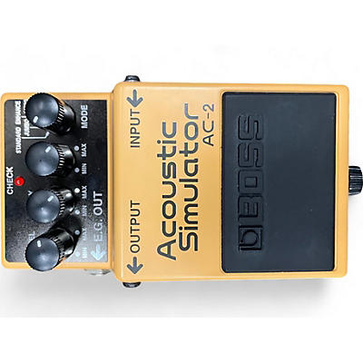 Used BOSS AC2 Acoustic Simulator Effect Pedal