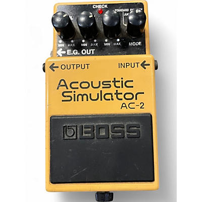 Used BOSS AC2 Acoustic Simulator Effect Pedal