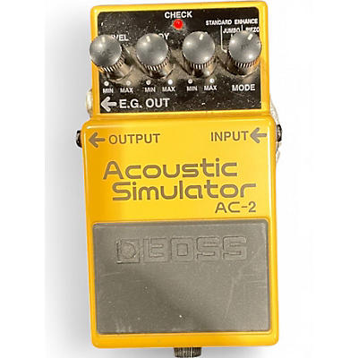 Used BOSS AC2 Acoustic Simulator Effect Pedal