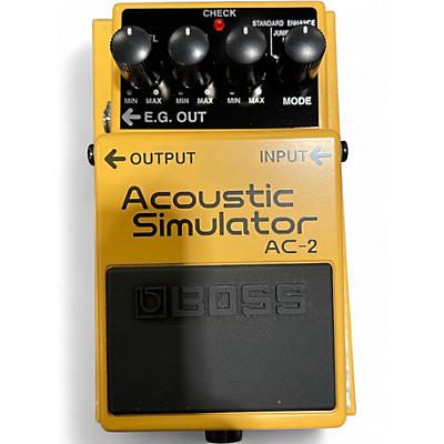 Used BOSS AC2 Acoustic Simulator Effect Pedal
