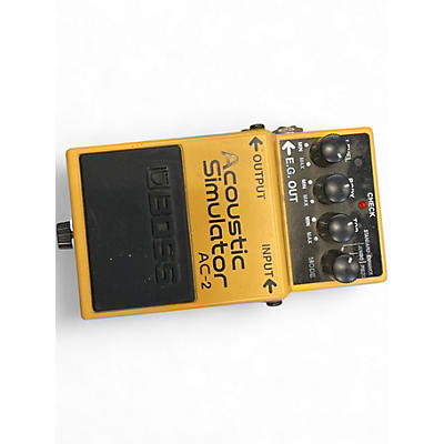 Used BOSS AC2 Acoustic Simulator Effect Pedal