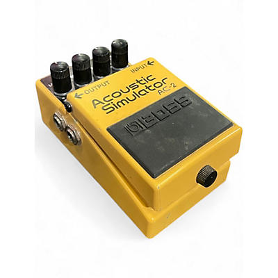 Used BOSS AC2 Acoustic Simulator Effect Pedal