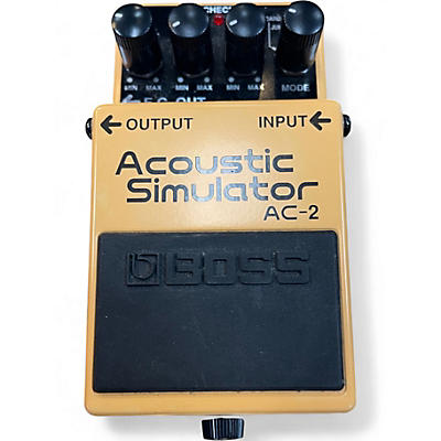 Used BOSS AC2 Acoustic Simulator Effect Pedal