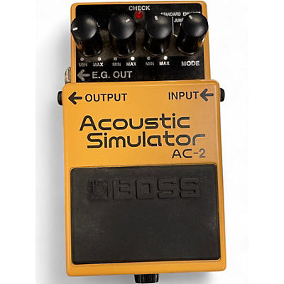 Used BOSS AC2 Acoustic Simulator Effect Pedal
