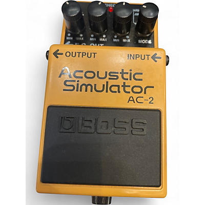 Used BOSS AC2 Acoustic Simulator Effect Pedal
