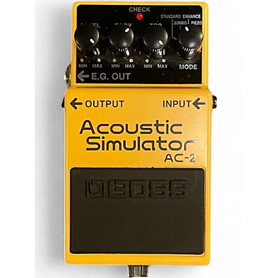 Used BOSS AC2 Acoustic Simulator Effect Pedal