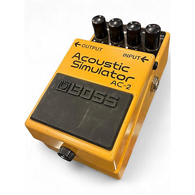 Used BOSS AC2 Acoustic Simulator Effect Pedal