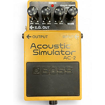Used BOSS AC2 Acoustic Simulator Effect Pedal
