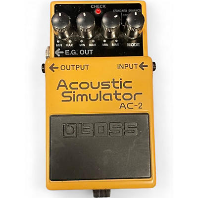 Used BOSS AC2 Acoustic Simulator Effect Pedal