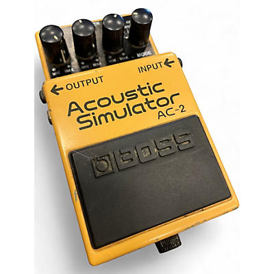 Used BOSS AC2 Acoustic Simulator Effect Pedal