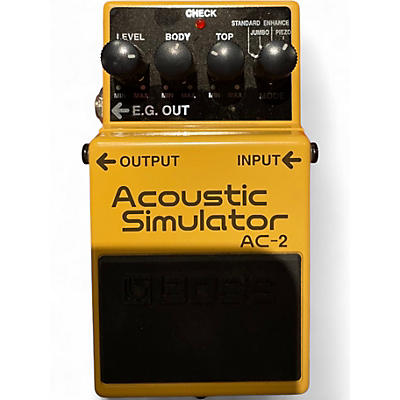 Used BOSS AC2 Acoustic Simulator Effect Pedal