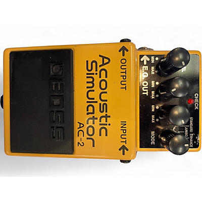 Used BOSS AC2 Acoustic Simulator Effect Pedal