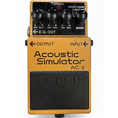 Used BOSS AC2 Acoustic Simulator Effect Pedal