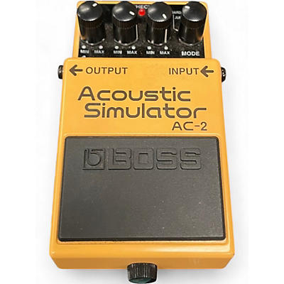 Used BOSS AC2 Acoustic Simulator Effect Pedal