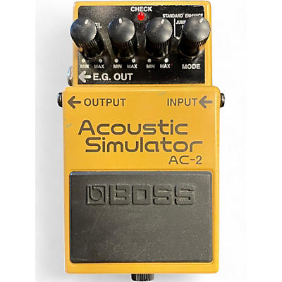 Used BOSS AC2 Acoustic Simulator Effect Pedal