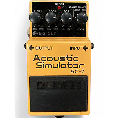 Used BOSS AC2 Acoustic Simulator Effect Pedal