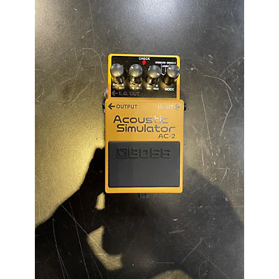 Used BOSS AC2 Acoustic Simulator Effect Pedal