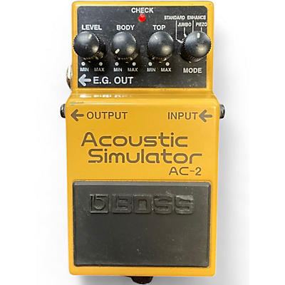 Used BOSS AC2 Acoustic Simulator Effect Pedal