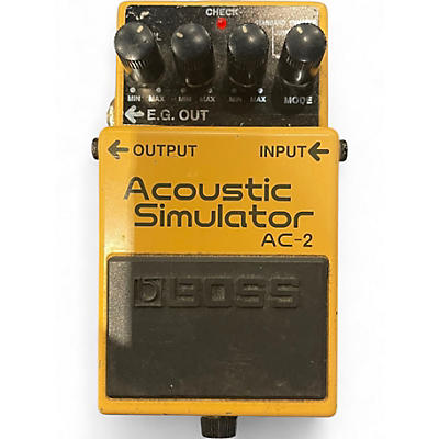 Used BOSS AC2 Acoustic Simulator Effect Pedal