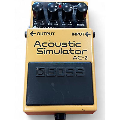 Used BOSS AC2 Acoustic Simulator Effect Pedal