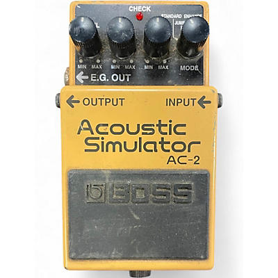 Used BOSS AC2 Acoustic Simulator Effect Pedal