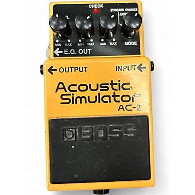 Used BOSS AC2 Acoustic Simulator Effect Pedal