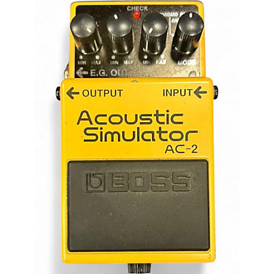 Used BOSS AC2 Acoustic Simulator Effect Pedal