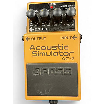 Used BOSS AC2 Acoustic Simulator Effect Pedal