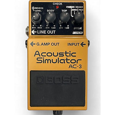 Used BOSS AC3 Acoustic Simulator Effect Pedal