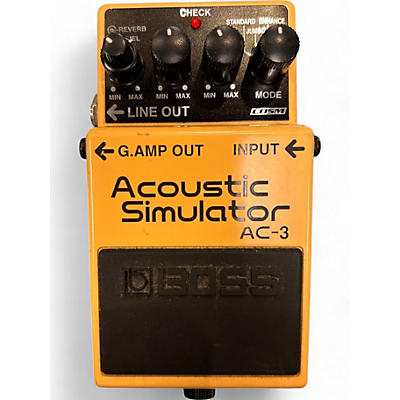 Used BOSS AC3 Acoustic Simulator Effect Pedal