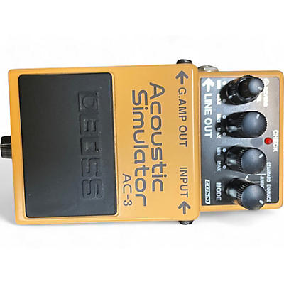 Used BOSS AC3 Acoustic Simulator Effect Pedal