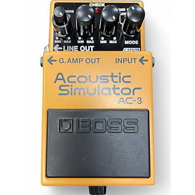 Used BOSS AC3 Acoustic Simulator Effect Pedal