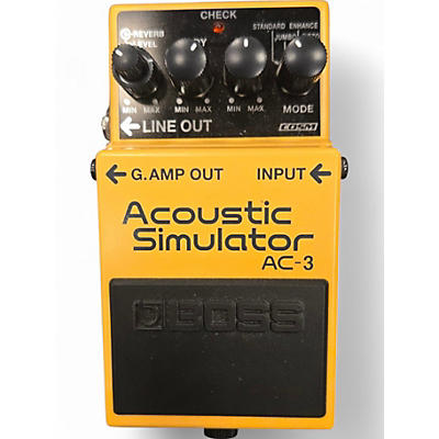 Used BOSS AC3 Acoustic Simulator Effect Pedal