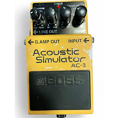 Used BOSS AC3 Acoustic Simulator Effect Pedal