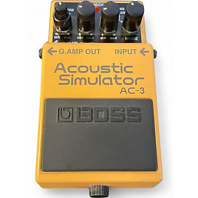Used BOSS AC3 Acoustic Simulator Effect Pedal