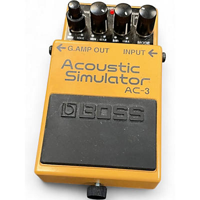 Used BOSS AC3 Acoustic Simulator Effect Pedal
