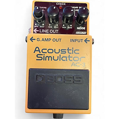 Used BOSS AC3 Acoustic Simulator Effect Pedal