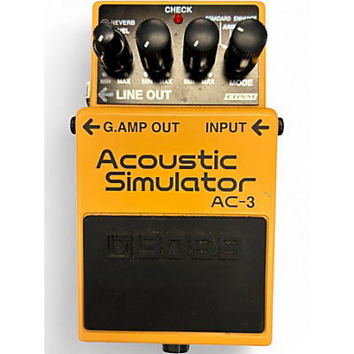 Used BOSS AC3 Acoustic Simulator Effect Pedal
