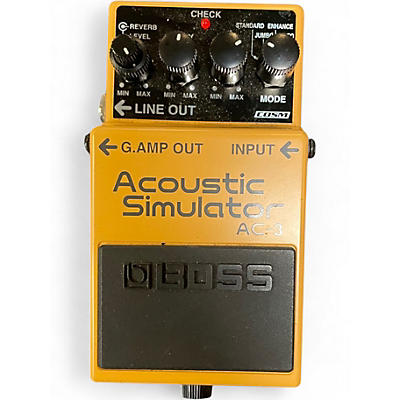 Used BOSS AC3 Acoustic Simulator Effect Pedal