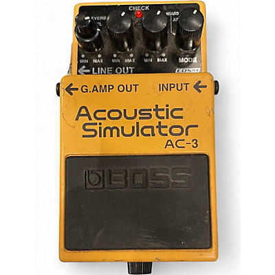 Used BOSS AC3 Acoustic Simulator Effect Pedal