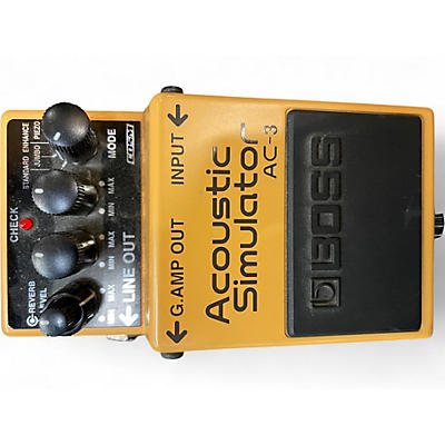 Used BOSS AC3 Acoustic Simulator Effect Pedal