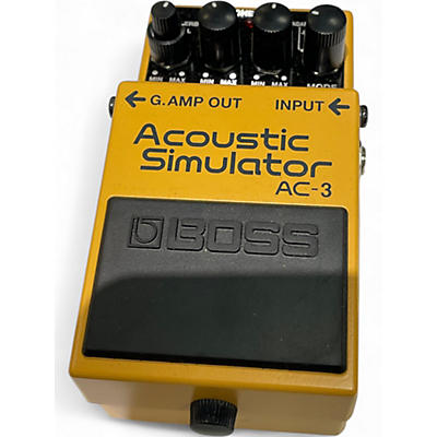 Used BOSS AC3 Acoustic Simulator Effect Pedal
