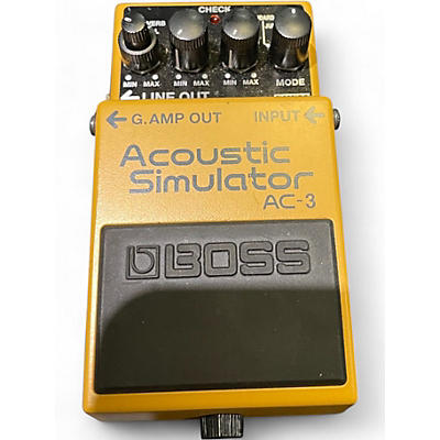 Used BOSS AC3 Acoustic Simulator Effect Pedal