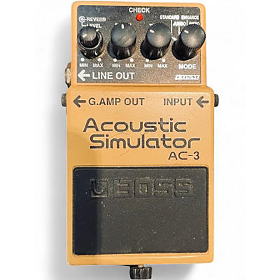 Used BOSS AC3 Acoustic Simulator Effect Pedal