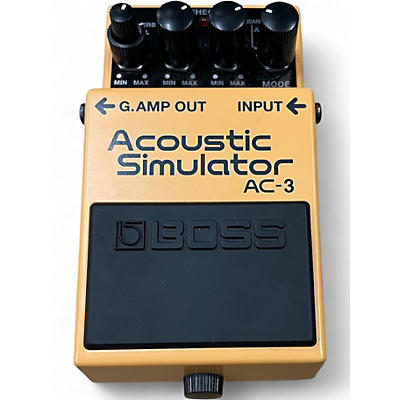 Used BOSS AC3 Acoustic Simulator Effect Pedal