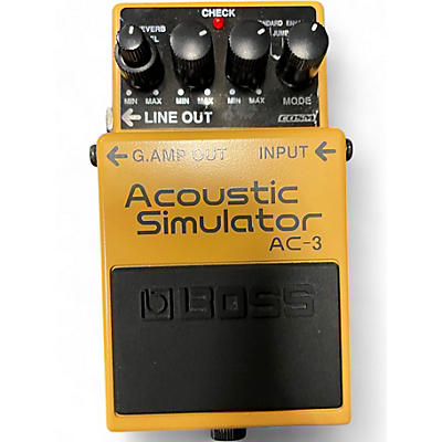 Used BOSS AC3 Acoustic Simulator Effect Pedal