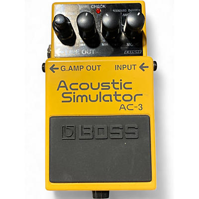 Used BOSS AC3 Acoustic Simulator Effect Pedal
