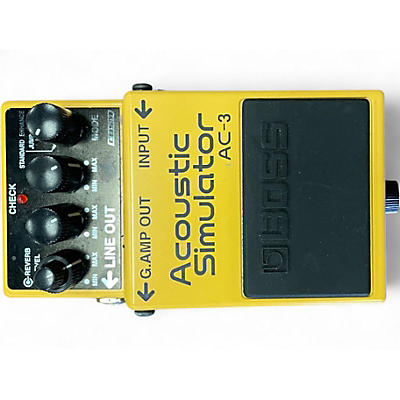 Used BOSS AC3 Acoustic Simulator Effect Pedal
