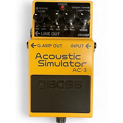 Used BOSS AC3 Acoustic Simulator Effect Pedal